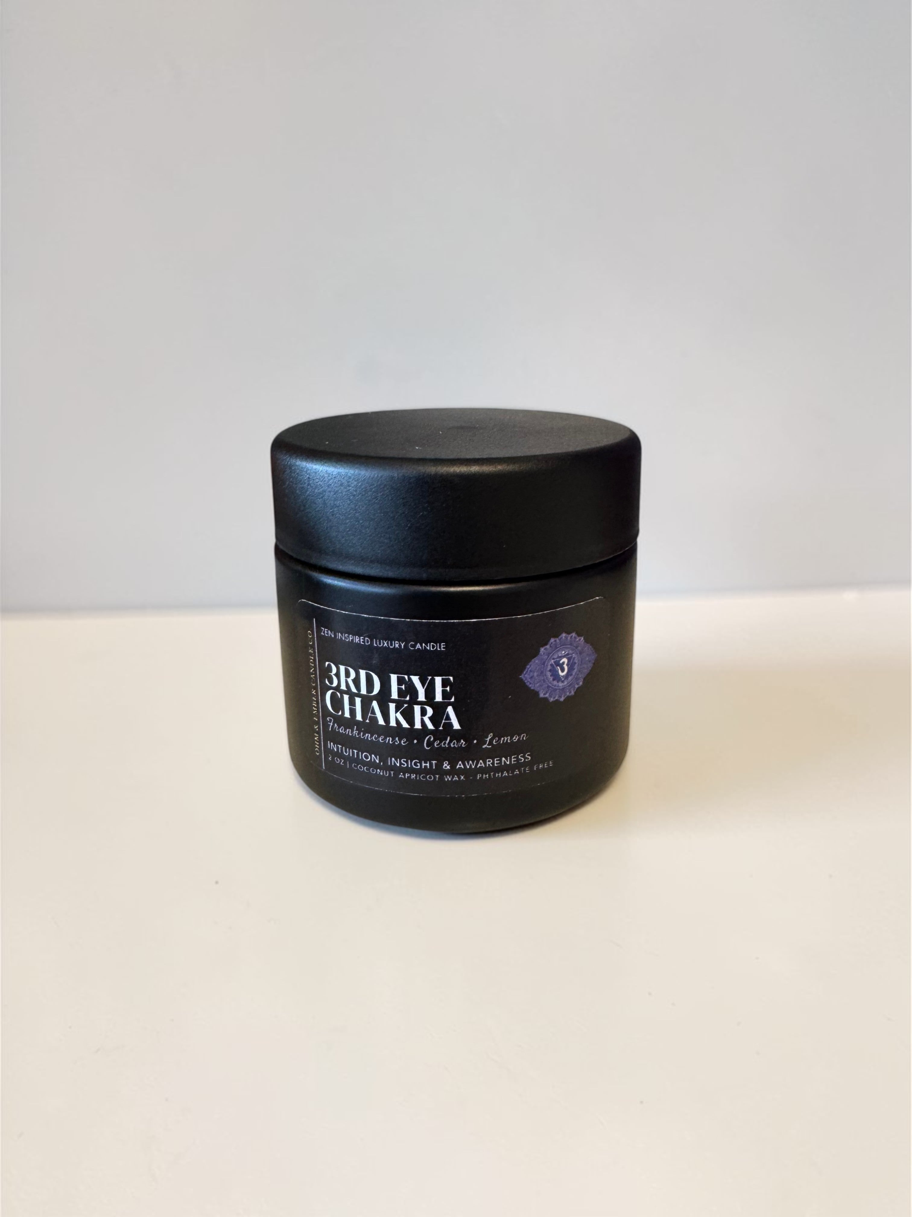 3rd Eye Chakra Candle - 2 oz