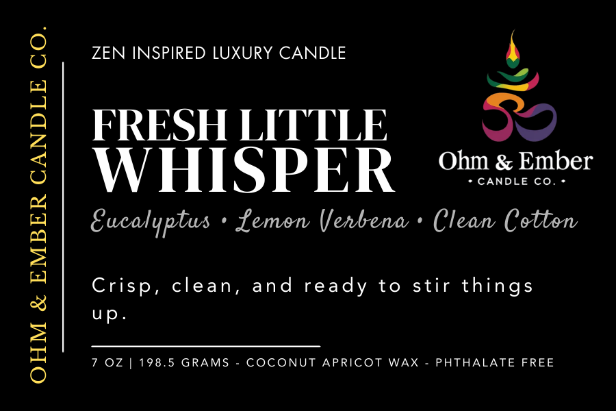 Fresh Little Whisper Candle - 7 oz