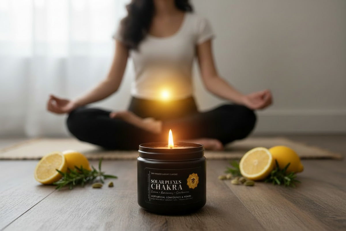 Solar Plexus Chakra Candle - 2 oz